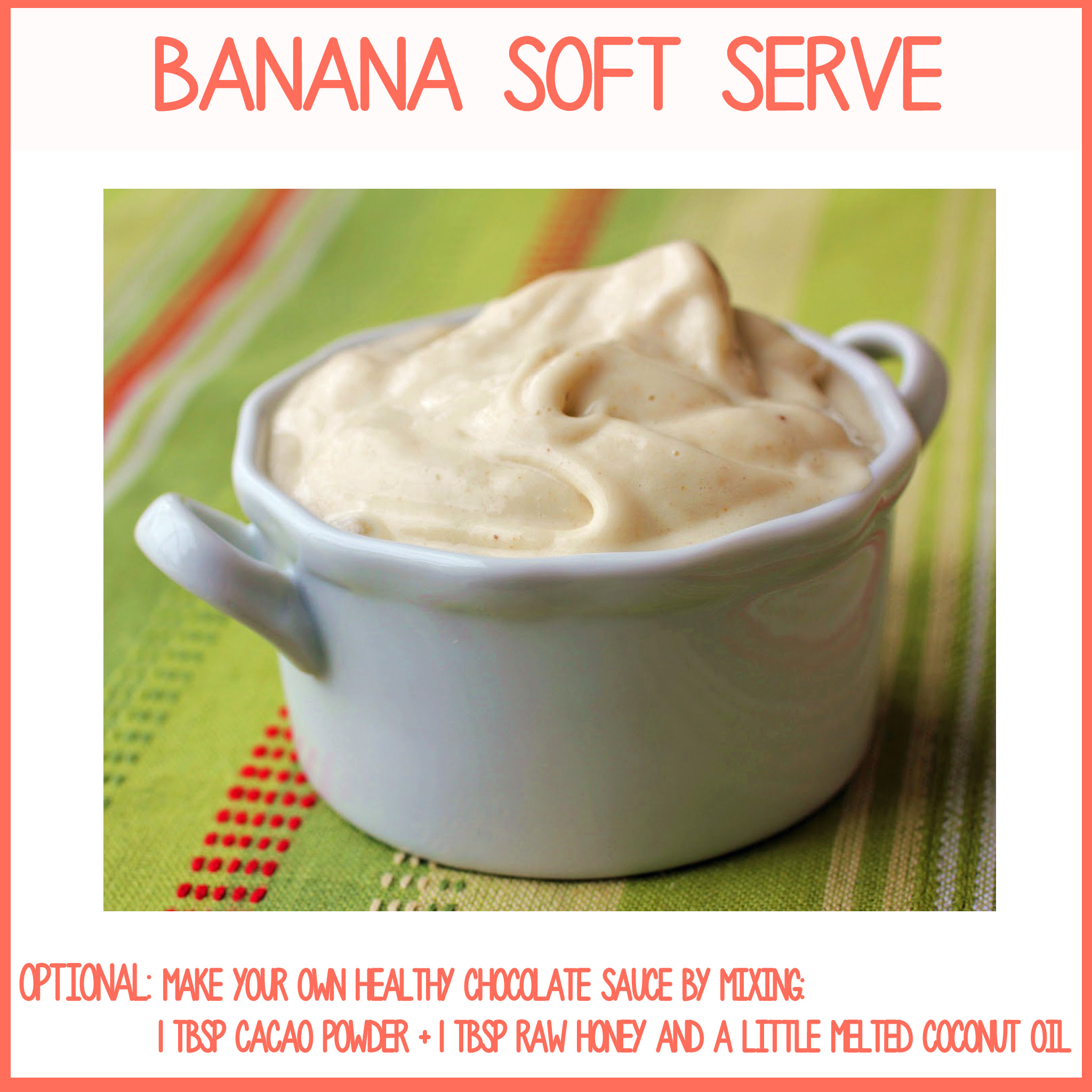 Banana Vanilla Soft Serve