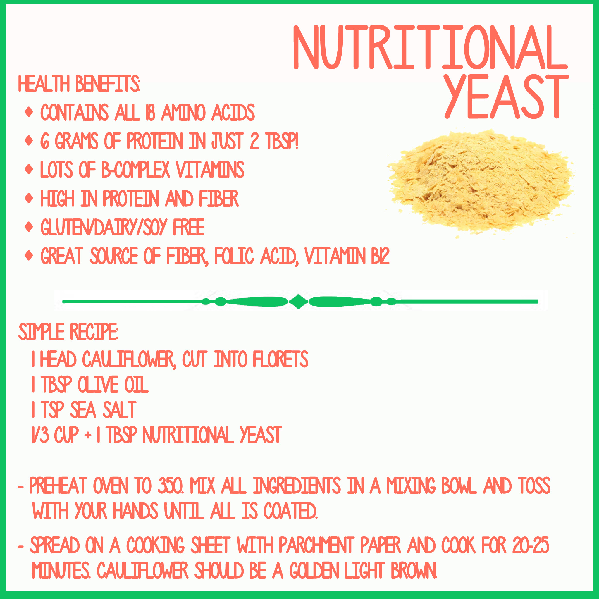 Health Benefits: Nutritional Yeast
