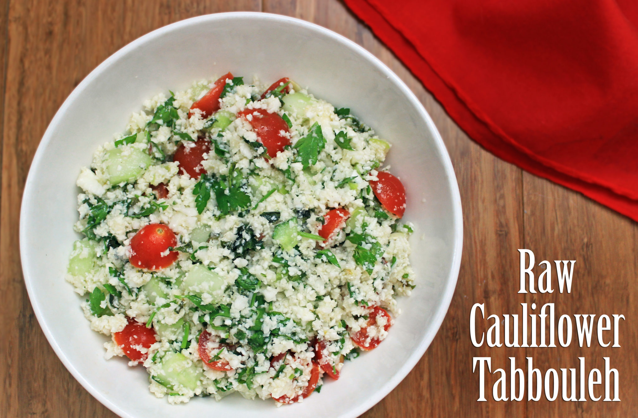 Recipe: Raw Cauliflower Tabbouleh