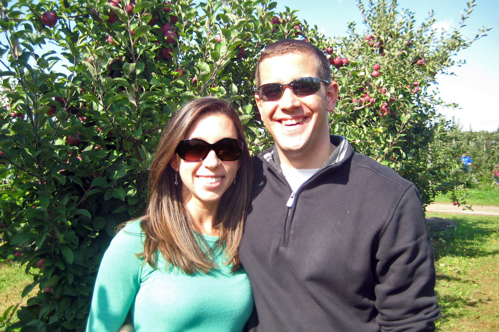 apple picking