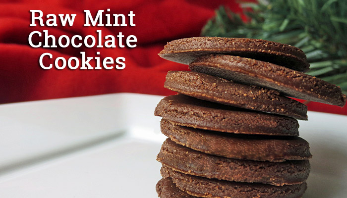 RECIPE: Raw Mint Chocolate Cookies