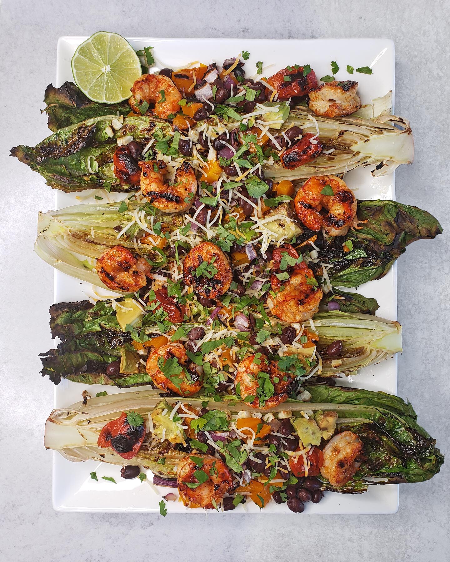 Grilled Mexican Shrimp Salad Recipe