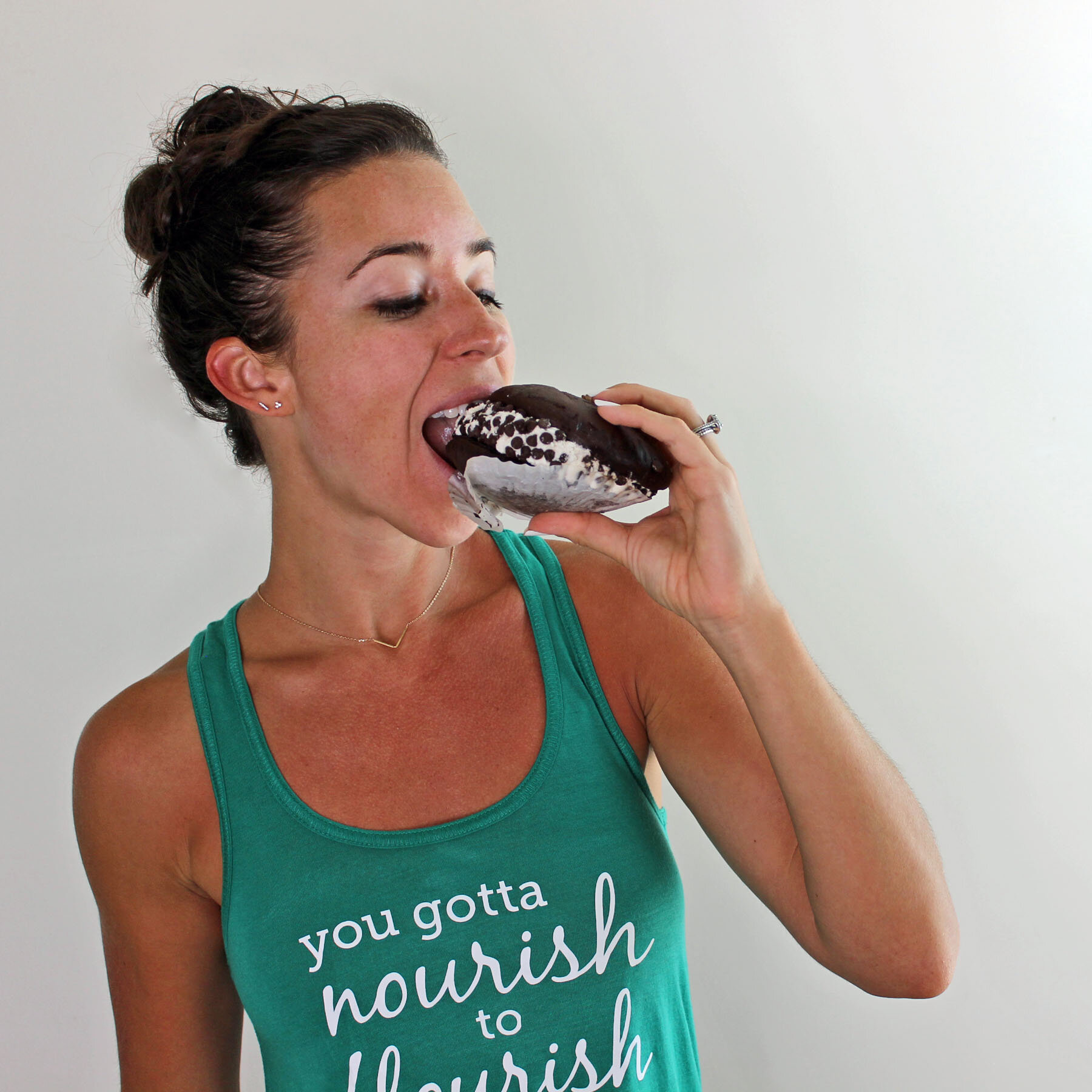 Eating for Pleasure Lessons From a Whoopie Pie me eating