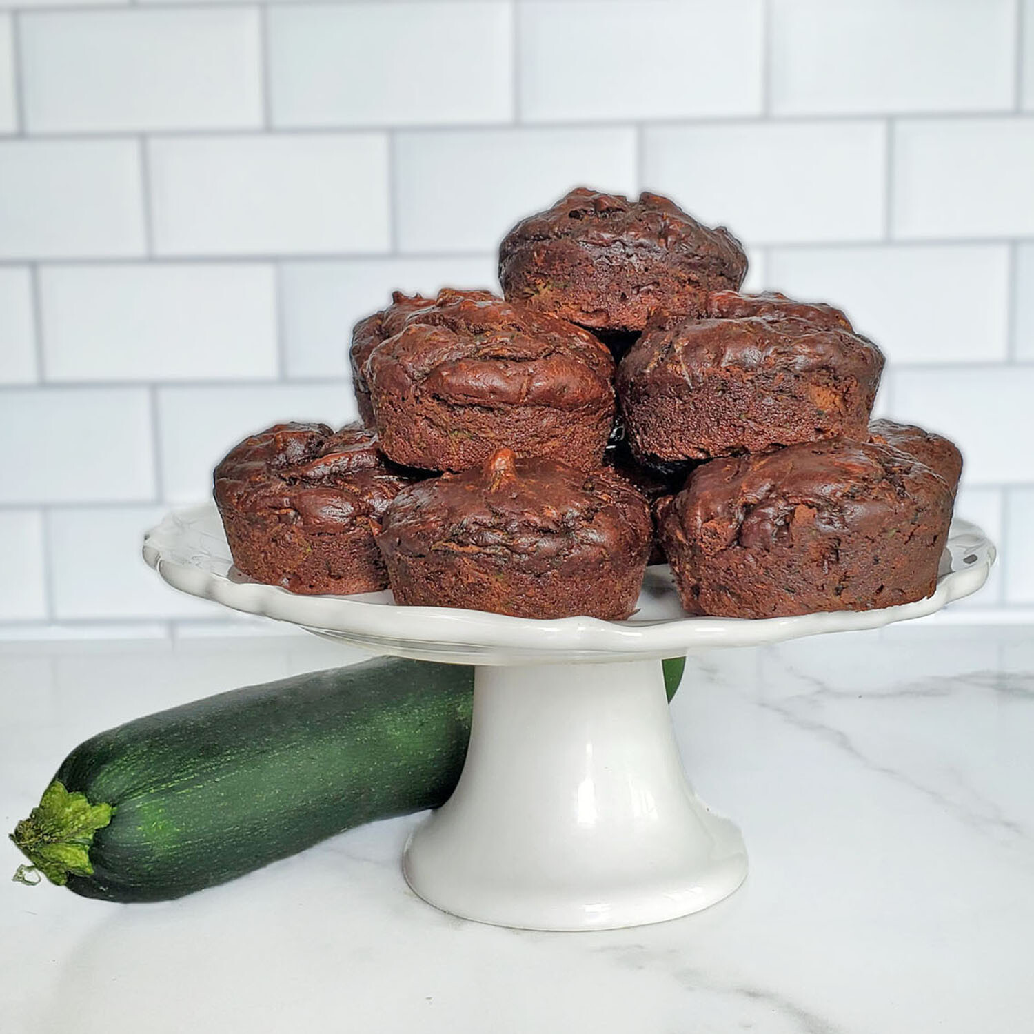 Chocolate Zucchini Protein Muffin Recipe